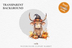 Cute Halloween Baby Highland Cow Clipart PNG Scrapbooking Tale Art Image Watercolor Transparent Print illustration sublimation creepy printable digital watercolor halloween baby highland cow, spooky clipart, Cute nursery, Creepy decoration art image