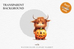 Cute Halloween Baby Highland Cow Clipart PNG Scrapbooking Tale Art Image Watercolor Transparent Print illustration sublimation creepy printable digital watercolor halloween baby highland cow, spooky clipart, Cute nursery, Creepy decoration art image