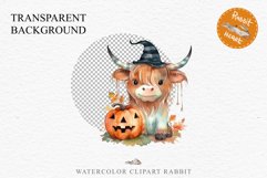 Cute Halloween Baby Highland Cow Clipart PNG Scrapbooking Tale Art Image Watercolor Transparent Print illustration sublimation creepy printable digital watercolor halloween baby highland cow, spooky clipart, Cute nursery, Creepy decoration art image
