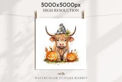 Cute Halloween Baby Highland Cow Clipart PNG Scrapbooking Tale Art Image Watercolor Transparent Print illustration sublimation creepy printable digital watercolor halloween baby highland cow, spooky clipart, Cute nursery, Creepy decoration art image