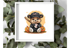 Cute Halloween Baseball PNG Bundle 10 Designs Product Image 2