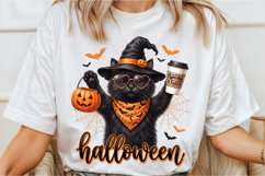 Cute Halloween Black Cat PNG Product Image 2