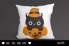 Cute Boo Halloween groovy kawaii cliparts SVG cartoon spooky Product Image 3