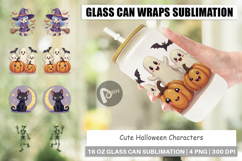 Glass Can Cute Halloween Product Image 1