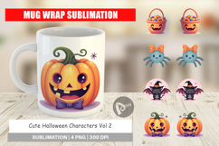 Mug Wrap Cute Halloween Product Image 1