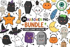 Cute Halloween Clipart Bundle Product Image 1