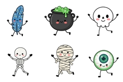 Cute Halloween Clipart Bundle Product Image 3