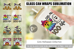 Cute Halloween Glass Can Product Image 1