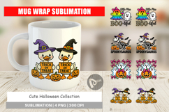 Cute Halloween Mug Wrap Product Image 1