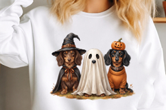 Cute Halloween Dachshund PNG Product Image 3