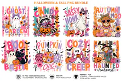 Halloween PNG, Halloween clipart, sublimation design, T shirt design, spooky PNG, fall clipart, PNG