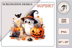 Add a touch of magic to your Halloween with our charming watercolor ghost clipart. Perfect for printing, decorations, cards and other creative projects. Available for download in PNG format with a transparent background!