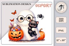 Add a touch of magic to your Halloween with our charming watercolor ghost clipart. Perfect for printing, decorations, cards and other creative projects. Available for download in PNG format with a transparent background!