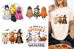 Cute Halloween Ghost Animal PNG Product Image 1