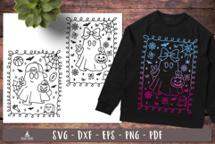 Cute Halloween Ghost Boy Girl SVG Coquette designs 