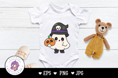 Halloween ghost cartoon trick or treat kawaii cliparts Product Image 4