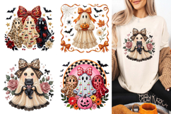 Cute Halloween Ghost PNG Sublimation Product Image 1