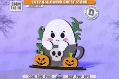 Cute Ghost Laser Cut |Halloween Characters | Good Ghost| CNC Product Image 1