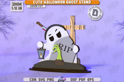 Cute Halloween Ghost Stands Laser Cut Bundle,Halloween Decor Product Image 9