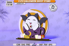 Cute Halloween Ghost Stands Laser Cut Bundle,Halloween Decor Product Image 10