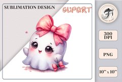 Add a touch of magic to your Halloween with our charming watercolor ghost clipart. Perfect for printing, decorations, cards, and other creative projects. Available for download in PNG format with a transparent background!