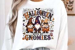 Cute Halloween Gnomies Witch Trio PNG Sublimation Design Product Image 2