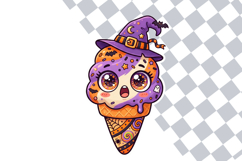 Kawaii Halloween Ice Cream PNG Clipart Bundle 12 Images Product Image 2