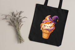 Kawaii Halloween Ice Cream PNG Clipart Bundle 12 Images Product Image 3