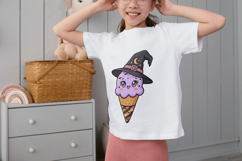 Kawaii Halloween Ice Cream PNG Clipart Bundle 12 Images Product Image 4