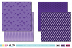 Spooky cute digital paper for scrapbooking