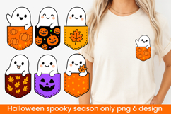 Cute Halloween Pocket Ghost PNG, Halloween Spooky Ghost, boo Product Image 1