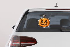 Cute Halloween Pumpkin Stickers Clipart Bundle Product Image 3