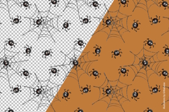 Spooky Spider &amp; Web Seamless Pattern Product Image 2