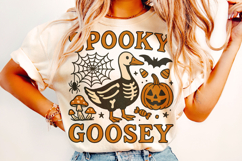 Spooky Goosey PNG, Halloween Goose PNG, Silly Goose PNG Product Image 2