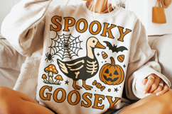 Spooky Goosey PNG, Halloween Goose PNG, Silly Goose PNG Product Image 3