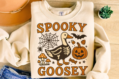 Spooky Goosey PNG, Halloween Goose PNG, Silly Goose PNG Product Image 4