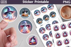 Halloween Sticker | Halloween Cute Ghost Sticker Product Image 1