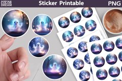 Halloween Sticker | Halloween Cute Ghost Sticker Product Image 1