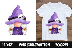 Halloween Gnome PNG Sublimation Design | Halloween PNG Product Image 1