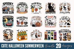 Halloween Summerween Sublimation Bundle, Halloween PNG Product Image 1