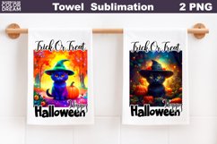 Halloween Towel | Trick Or Treat Kitchen Towel Product Image 1