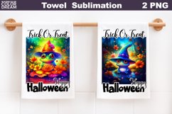 Halloween Towel | Trick Or Treat Kitchen Towel Product Image 1
