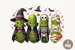 Cute Halloween Vegetable PNG Product Image 1