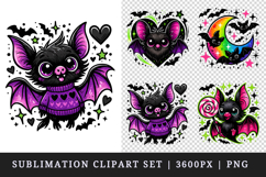 Cute Halloween clipart printable sublimation design png Product Image 1