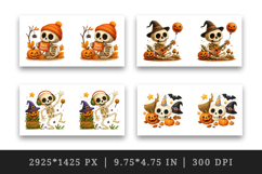 Cute Halloween mug wrap printable sublimation design Product Image 2