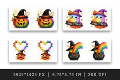 Cute Halloween mug wrap printable sublimation design Product Image 2