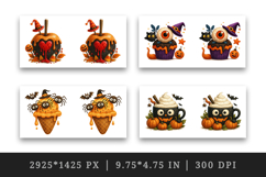 Cute Halloween mug wrap printable sublimation design Product Image 2