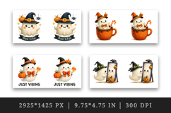 Cute Halloween mug wrap printable sublimation design Product Image 2