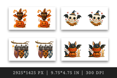 Cute Halloween mug wrap printable sublimation design Product Image 2