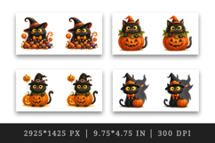 Cute Halloween mug wrap printable sublimation design Product Image 2